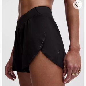 Lululemon Fast and Free high rise split shorts